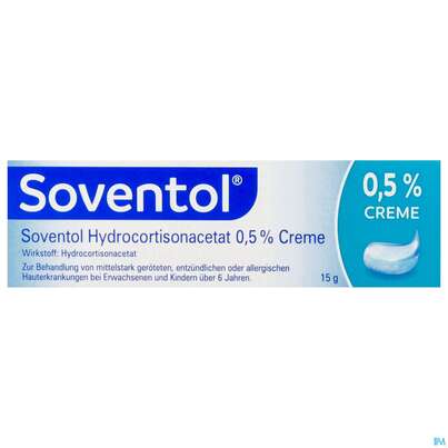 SOVENTOL HYDROCORT CR 0,5% 15G, A-Nr.: 5518718 - 01