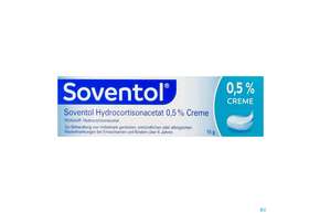 Soventol Hydrocortisonacetat Creme 0,5% 15g, A-Nr.: 5518718 - 01