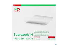 Suprasorb H Hydrokolloid-verband Duenn 10x10cm 10st, A-Nr.: 5095123 - 01