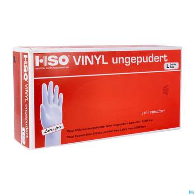 Untersuchungshandschuhe Vinyl Puderfrei l 100st, A-Nr.: 2586748 - 02