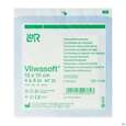 Sie sehen eine Packung Vlieskompressen Vliwasoft 4fach Steril 10x 10cm 2st, Produktbild: 02 Vlieskompressen Vliwasoft 4fach Steril 10x 10cm 2st, A-Nr.: 1016948 - 02