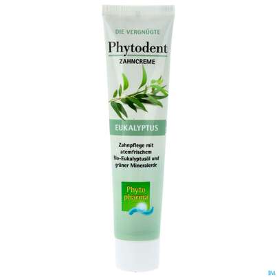 Zahnpaste Phytodent Phytopharma Creme Gruene Mineralerde Eukalyptusoel 75ml, A-Nr.: 4606395 - 01