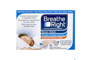 Nasen Strips Besser Atmen Breathe Right Nasenpfl Beige Normal 10st, A-Nr.: 5811513 - 01