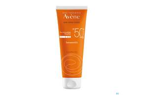 Sie sehen eine Packung Avène Sonnenmilch Spf 50+ 250ml, Produktbild: 01 Avène Sonnenmilch Spf 50+ 250ml, A-Nr.: 4605898 - 01