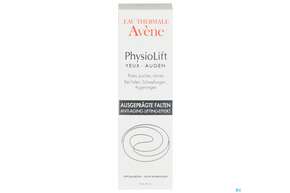 Sie sehen eine Packung Avene Physiolift Augen 15ml, Produktbild: 01 Avene Physiolift Augen 15ml, A-Nr.: 4371779 - 01