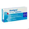 Sie sehen eine Packung Amigro Tabl 50mg 2st, Produktbild: 02 Amigro Tabl 50mg 2st, A-Nr.: 5517475 - 02