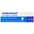 Sie sehen eine Packung Ambrohexal Lösung 7,5mg/ml 50ml, Produktbild: 01 Ambrohexal Lösung 7,5mg/ml 50ml, A-Nr.: 1351322 - 01