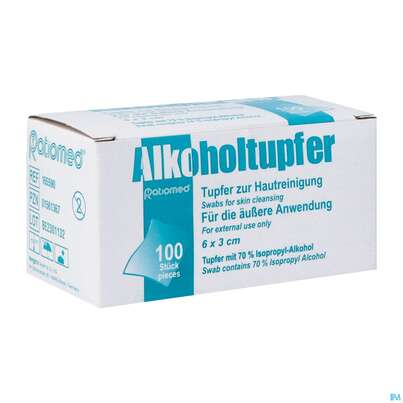 ALKOHOLTPF 3X3CM NEU 100ST, A-Nr.: 5764802 - 02