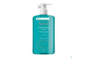 Sie sehen eine Packung Avene Cleanance Reinigungsgel 400ml, Produktbild: 01 Avene Cleanance Reinigungsgel 400ml, A-Nr.: 5379122 - 01