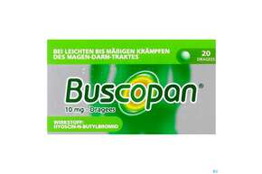 Buscopan Drag 10mg Blist 20st, A-Nr.: 5506158 - 01