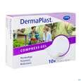 Sie sehen eine Packung Dermaplast Compress Gel 7,5x10cm 10st, Produktbild: 02 Dermaplast Compress Gel 7,5x10cm 10st, A-Nr.: 4337179 - 02