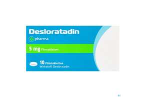 Desloratadin-+pharma Filmtabl 5mg 10st, A-Nr.: 3903145 - 01