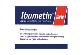 Ibumetin Filmtabl Forte 400mg 20st, A-Nr.: 2420278 - 01