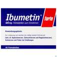 Sie sehen eine Packung Ibumetin Filmtabl Forte 400mg 40st, Produktbild: 02 Ibumetin Filmtabl Forte 400mg 40st, A-Nr.: 2459777 - 02