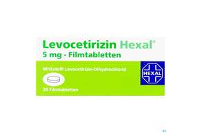 Levocetirizin-hexal Filmtabl 5mg 30st, A-Nr.: 3546515 - 01