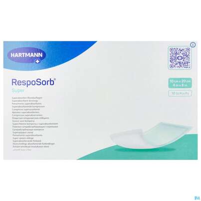 Wundauflagen Resposorb Super 10x 20cm 10st, A-Nr.: 4600458 - 01