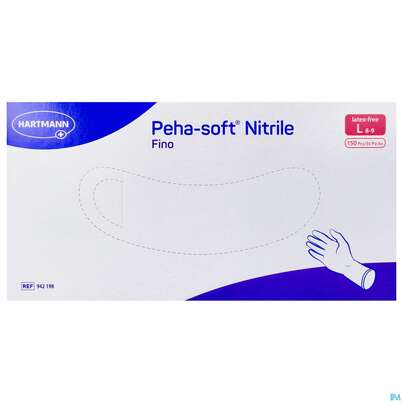 Untersuchungshandschuhe Peha/soft/puderfrei Nitrile Unsteril Fino l 150st, A-Nr.: 3836549 - 01