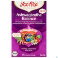 Sie sehen eine Packung Yogi Tea Bio Ashwagandha Balance 17st, Produktbild: 01 Yogi Tea Bio Ashwagandha Balance 17st, A-Nr.: 5750125 - 01