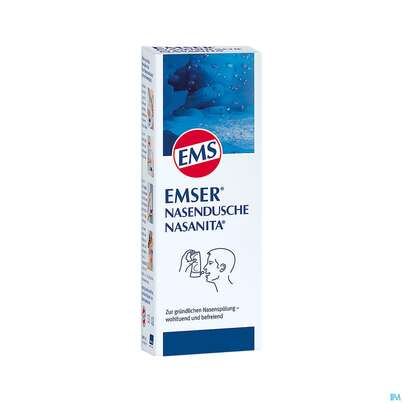 Emser Kombipack Nasendusche Plus 4x Nasenspuelsalz 2,5g 1pk, A-Nr.: 4007499 - 02