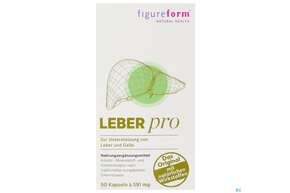 Sie sehen eine Packung Leber Kapseln Pro Figureform 90st, Produktbild: 01 Leber Kapseln Pro Figureform 90st, A-Nr.: 4242094 - 01