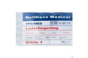 Sie sehen eine Packung Fingerlinge Leder/pharmag Gr 4 1st, Produktbild: 01 Fingerlinge Leder/pharmag Gr 4 1st, A-Nr.: 2679208 - 01