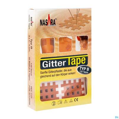 Tape Gittertape Triggertape Acutop Beige Type B 2,8x3,6cm 120st, A-Nr.: 4608313 - 02