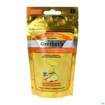 Grethers Pastillen Ginger Lemon 75g, A-Nr.: 5822965 - 02