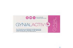 Gynial Activ Milchsaeure Vaginalzaepfchen 14st, A-Nr.: 4367128 - 01