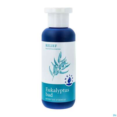 Sie sehen eine Packung Helfe Eukalyptusbad Relief 200ml, Produktbild: 04 Helfe Eukalyptusbad Relief 200ml, A-Nr.: 3726536 - 04