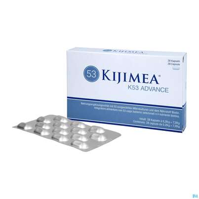 Sie sehen eine Packung Kijimea Kapseln K53/advance 28st, Produktbild: 06 Kijimea Kapseln K53/advance 28st, A-Nr.: 5718096 - 06