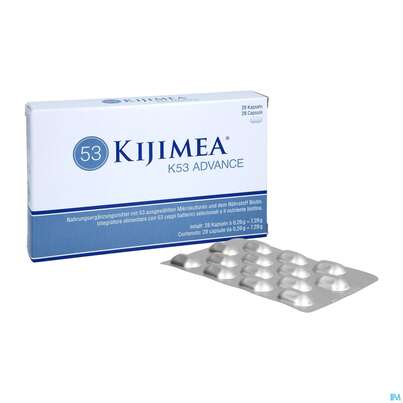 Sie sehen eine Packung Kijimea Kapseln K53/advance 28st, Produktbild: 07 Kijimea Kapseln K53/advance 28st, A-Nr.: 5718096 - 07