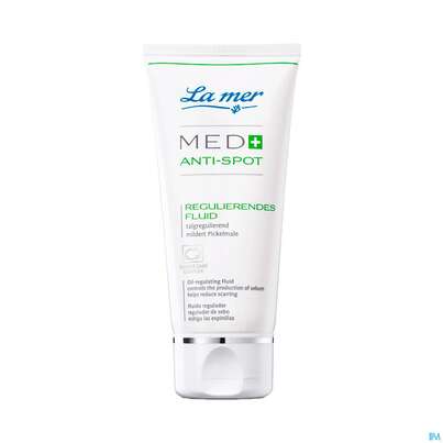 Sie sehen eine Packung La Mer Ohne Parfum Med+/anti Spot Fluid Regulierend Tube 50ml, Produktbild: 01 La Mer Ohne Parfum Med+/anti Spot Fluid Regulierend Tube 50ml, A-Nr.: 4852208 - 01