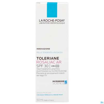 Sie sehen eine Packung La Roche Posay Rosaliac Ar Gesichtspflege Lsf30 50ml, Produktbild: 02 La Roche Posay Rosaliac Ar Gesichtspflege Lsf30 50ml, A-Nr.: 5709192 - 02