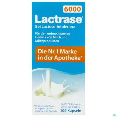 Lactrase Kapseln 6.000 Fcc -pro Natura 100st, A-Nr.: 3973128 - 01