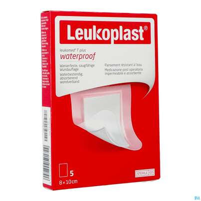 Wundverband Leukomed/t Plus/leukopor Folienverband/+auflage Steril 8x10cm 5st, A-Nr.: 4746713 - 03