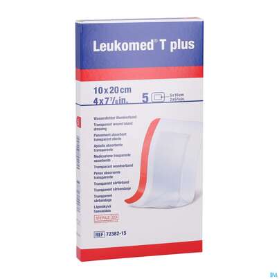 Wundverband Leukomed T Plus Folienverband/+auflage Steril 10x20cm 5st, A-Nr.: 3942406 - 09