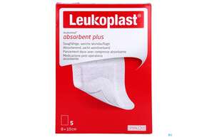 Wundverband Leukomed/steril/leukoplast Verklebungsschutz 8cmx10cm 5st, A-Nr.: 4746699 - 01