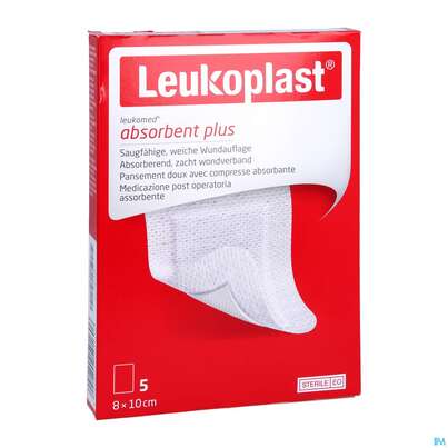 Wundverband Leukomed/steril/leukoplast Verklebungsschutz 8cmx10cm 5st, A-Nr.: 4746699 - 05