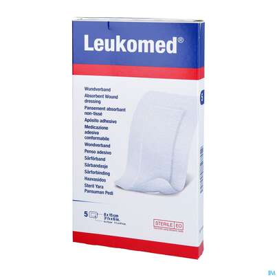 Wundverband Leukomed/steril Verklebungsschutz 8x15cm 5st, A-Nr.: 3091262 - 06