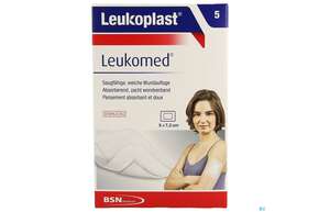 Wundverband Leukomed/steril/leukopor Verklebungsschutz 7,2cmx 5cm 5st, A-Nr.: 4746682 - 01