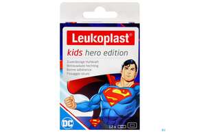 Wundpflaster Leukoplast/kids/hero Superman Strips 2gr 19x56mm +38x63mm 12st, A-Nr.: 5755482 - 01