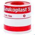 Sie sehen eine Packung Rollenpflaster Leukoplast/s 5mx 5cm 4761600 1st, Produktbild: 01 Rollenpflaster Leukoplast/s 5mx 5cm 4761600 1st, A-Nr.: 1218362 - 01