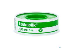 Wundpflaster Leukosilk Rollenpflaster 5mx 1,25cm 0102100 1st, A-Nr.: 5020562 - 01