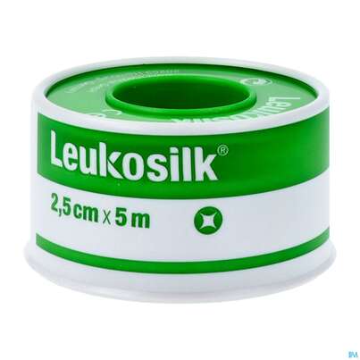 Wundpflaster Leukosilk Rollenpflaster 5mx 2,5cm 01022 1st, A-Nr.: 5020579 - 02