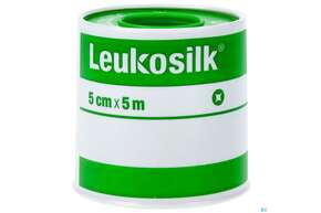 Wundpflaster Leukosilk Rollenpflaster 5mx 5cm 01024 1st, A-Nr.: 5020585 - 01