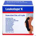 Tape Kinesiologisch Leukotape K 5mx 5cm Schwarz 1st, A-Nr.: 3477346 - 01