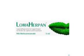 Lomaherpan Lippenpflegecreme Bei Lippenherpes 5ml, A-Nr.: 5405115 - 01