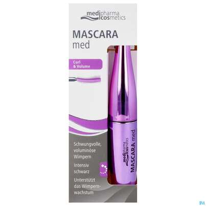 Sie sehen eine Packung Mascara Med Curl +volume 7ml, Produktbild: 02 Mascara Med Curl +volume 7ml, A-Nr.: 4877355 - 02