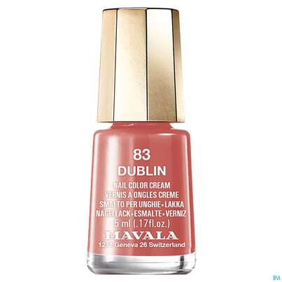 Sie sehen eine Packung Mavala Nagellacke 83 Dublin 5ml, Produktbild: 01 Mavala Nagellacke 83 Dublin 5ml, A-Nr.: 3652708 - 01