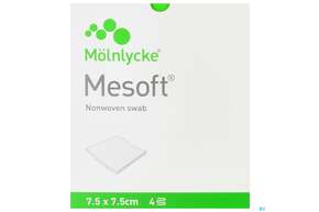 Vlieskompressen Mesoft/set Steril 7,5x 7,5cm 10x2 20st, A-Nr.: 3322750 - 01